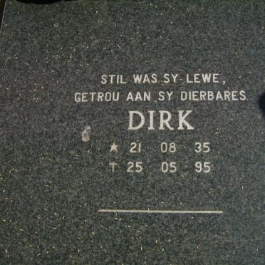 BURGER Dirk 1935-1995
