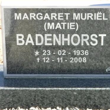 BADENHORST Margaret Muriël 1936-2008  :: DU TOIT Magrietha Petronella 1933-2009