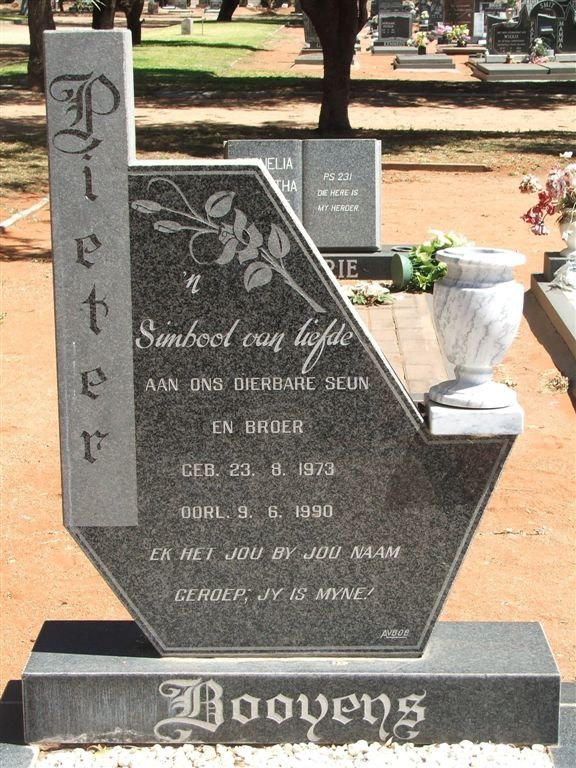 BOOYENS Pieter 1973-1990
