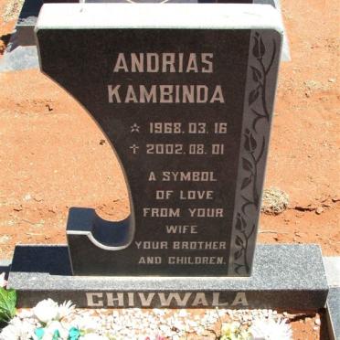 CHIVWALA Andrias Kambinda 1968-2002