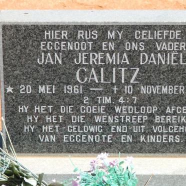CALITZ Jan Jeremia Daniël 1961-1993