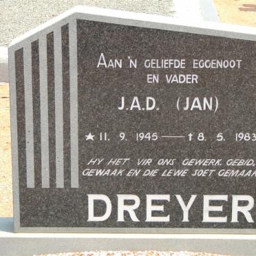 DREYER J.A.D. 1945-1983