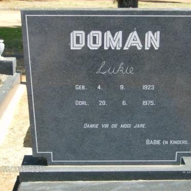 DOMAN Lukie 1923-1975