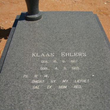 EHLERS Klaas 1907-1985
