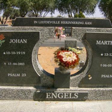 ENGELS Johan 1919-2003 &amp; Martha 1919-1999