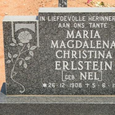 ERLSTEIN Maria Magdalena Christina nee NEL 1908-1988