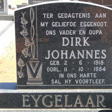 EYGELAAR Dirk Johannes 1918-1984