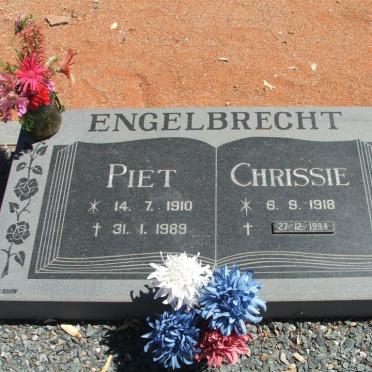 ENGELBRECHT Piet 1910-1989 &amp; Chrissie 1918-1994