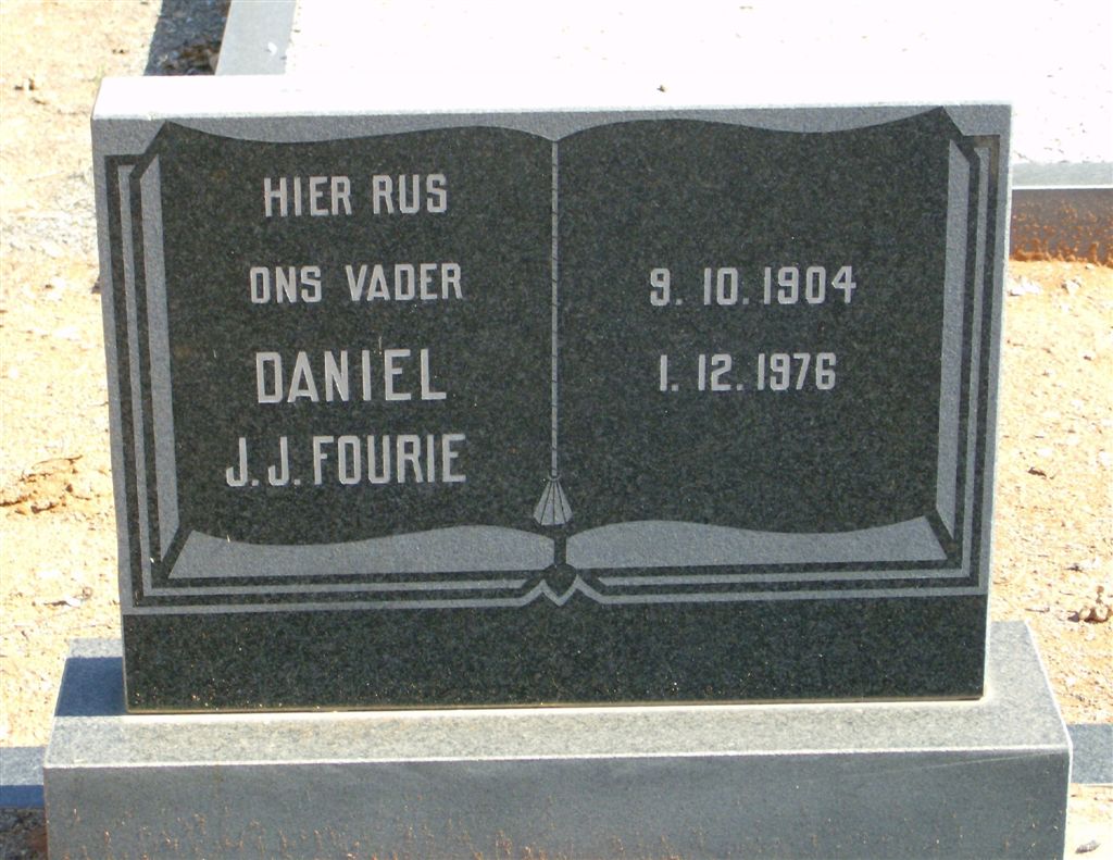FOURIE Daniel J.J. 1904-1976
