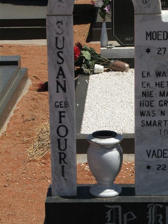 KLERK Susan, de nee FOURIE 1949-1997