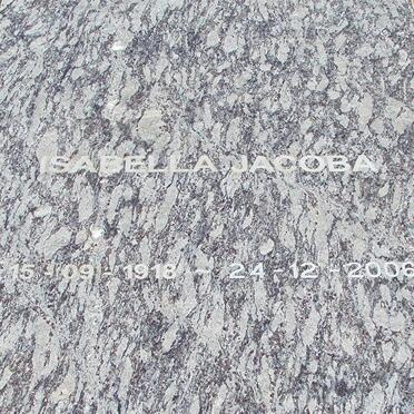 GRANGE Isabella Jacoba, le 1918-2006