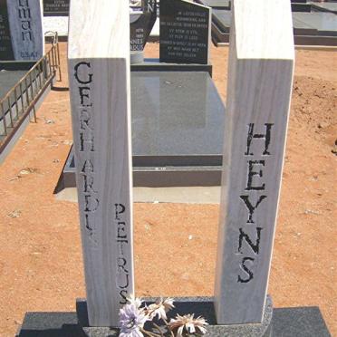 HEYNS Gerhardus Petrus 1951-1997