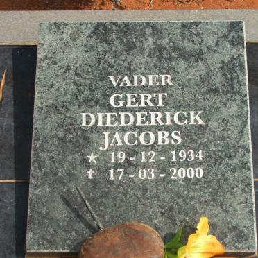 JACOBS Gert Diederick 1934-2000