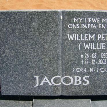 JACOBS Willem Petrus 1930-2003