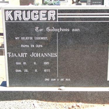 KRUGER Tjaart Johannes 1915-1977