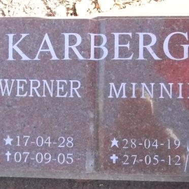KARBERG Werner 1928-2005 &amp; Minnie 1919-1912