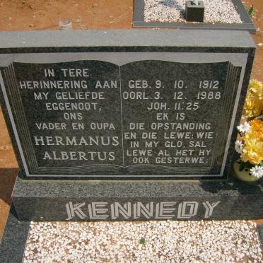KENNEDY Hermanus Albertus 1912-1988