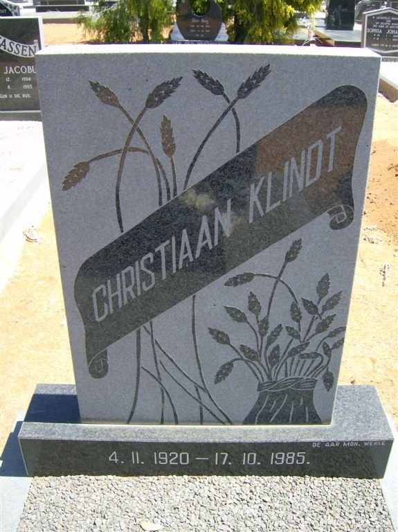 KLINDT Christiaan 1920-1985