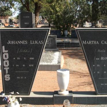 LOOTS Johannes Lukas 1896-1976 &amp; Martha Carolina BLOM 1898-1978