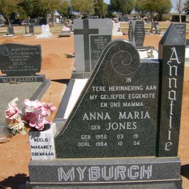 MYBURGH Anna Maria nee JONES 1956-1994