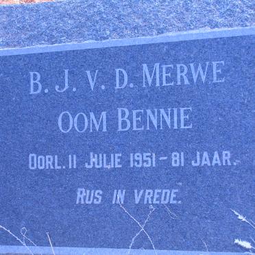 MERWE B.J., van der 1870-1951