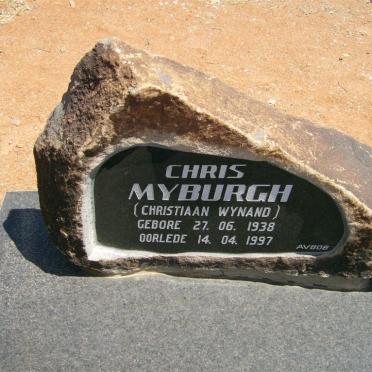 MYBURGH Christiaan Wynand 1938-1997