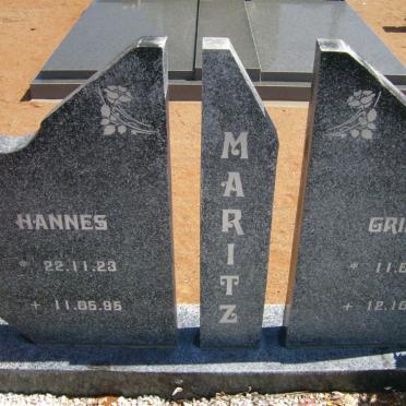 MARITZ Hannes 1923-1995 &amp; Grieta 1927-1995