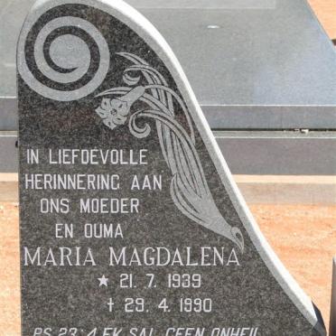 MOSTERT Maria Magdalena 1939-1990