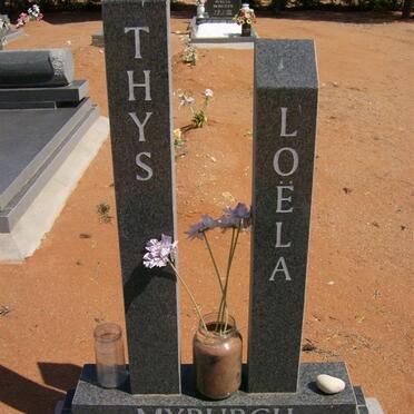 MYBURGH Thys 1942-2000 &amp; Loëla 1951-2003