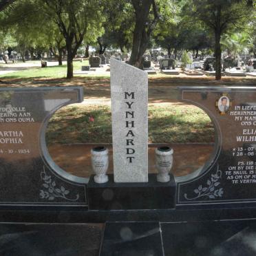 MYNHARDT Elias Wilhelm 1933-2009 &amp; Martha Sophia 1934-