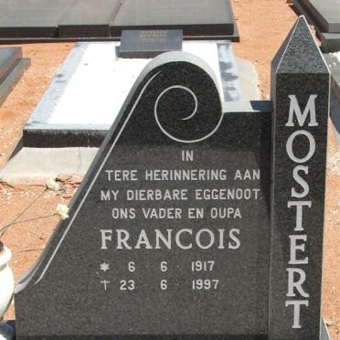 MOSTERT Francois 1917-1997