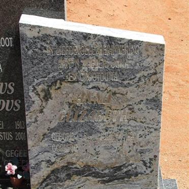 MOSTERT Albertus Berhardus 1913-2001 &amp; Anna Elizabeth 1920-