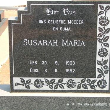 MYBURGH Susarah Maria 1908-1992