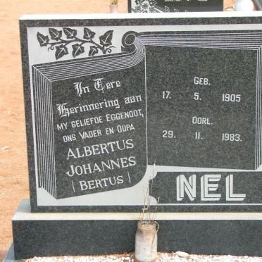 NEL Albertus Johannes 1905-1983