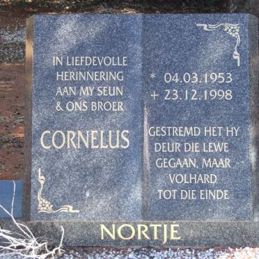 NORTJE Cornelus 1953-1998