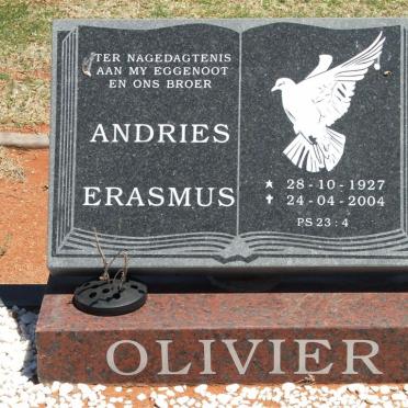 OLIVIER Andries Erasmus 1927-2004
