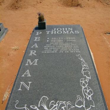 PEARMAN John Thomas 1940-2006