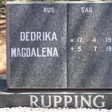 RUPPING Dedrika Magdalena 1907-1993