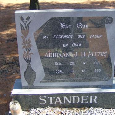 STANDER Adriaan J.H. 1913-1990