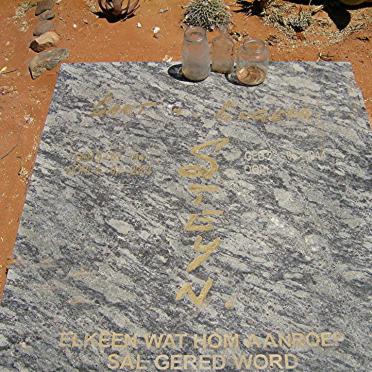 STEYN Bart 1941-2003 &amp; Engela 1944-