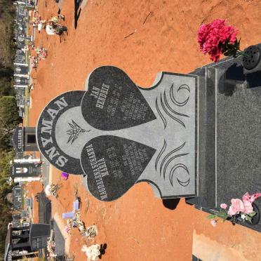 SNYMAN Jan Hendrik 1931-2018 &amp; Magdalena Susanna Maria 1937-2011