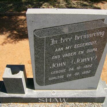 SHAW John 1922-1992