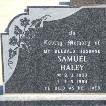 SPRING Samuel Haley 1893-1984