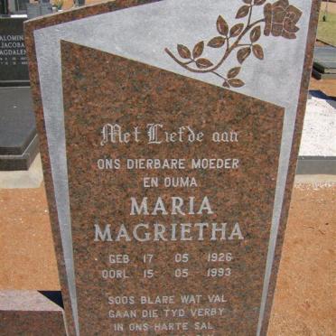 STADLER Maria Magrietha 1926-1993