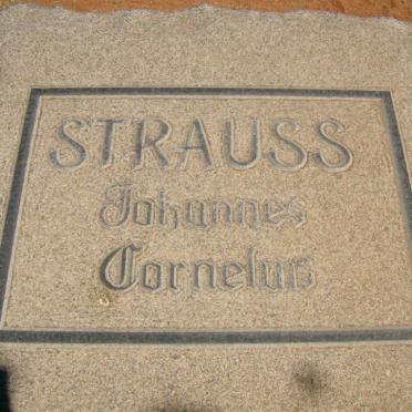 STRAUSS Johannes Cornelius 1909-1992