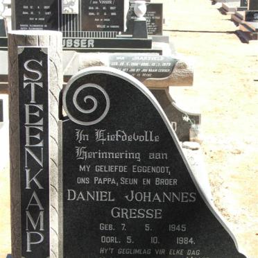 STEENKAMP Daniel Johannes Gresse 1945-1984