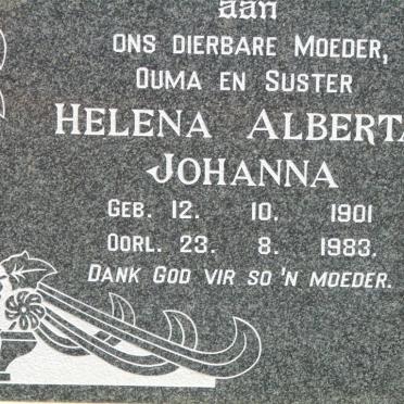 STEYN Jacobus Francois de Wet 1906-1980 &amp; Helena Alberta Johanna 1901-1983