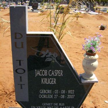 TOIT Jacob Casper Kruger, du 1922-2007