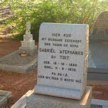 TOIT Gabriel Stephanus, du 1883-1970