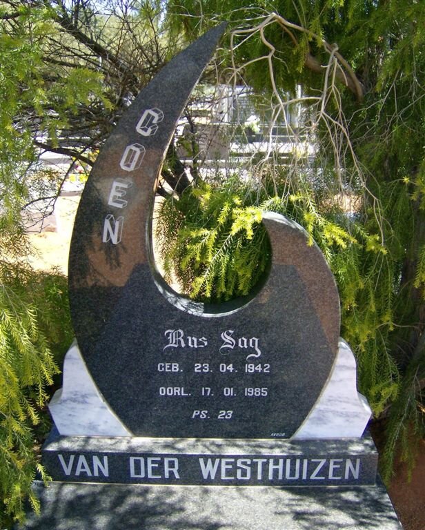 WESTHUIZEN Coen, van der 1942-1985